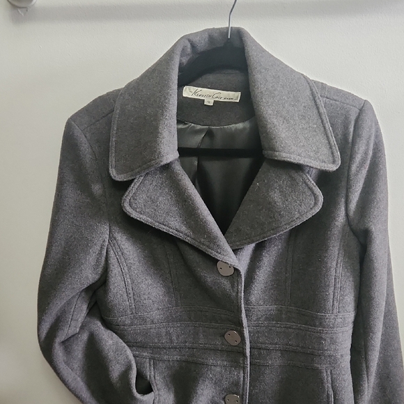 Kenneth Cole Jackets Coats Kenneth Cole Charcoal Gray Woolblend kenneth-cole-jackets-coats-kenneth-cole-charcoal-gray-woolblend